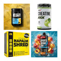 Wettkampfvorbereitung: ESN ISOCLEAR + MST Creatine + 2 weitere – alle enthaltenen Artikel