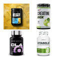 Wettkampfvorbereitung: ESN ISOCLEAR + MST Creatine + 2 weitere – alle enthaltenen Artikel