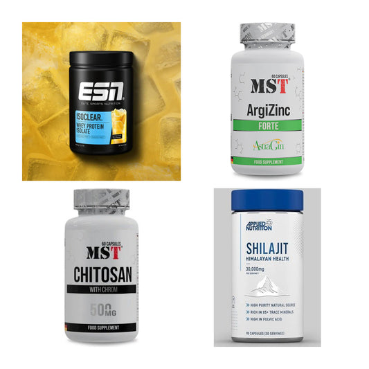 Wettkampfvorbereitung: ESN ISOCLEAR + MST ArgiZinc + 2 weitere – alle enthaltenen Artikel