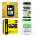 Wettkampfvorbereitung: ESN ISOCLEAR + MST Creatine + 2 weitere – alle enthaltenen Artikel