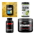 Wettkampfvorbereitung: ESN ISOCLEAR + MST Creatine + 2 weitere – alle enthaltenen Artikel