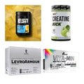 Wettkampfvorbereitung: ESN ISOCLEAR + MST Creatine + 2 weitere – alle enthaltenen Artikel