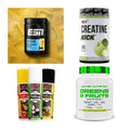 Wettkampfvorbereitung: ESN ISOCLEAR + MST Creatine + 2 weitere – alle enthaltenen Artikel