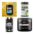Wettkampfvorbereitung: ESN ISOCLEAR + MST Creatine + 2 weitere – alle enthaltenen Artikel