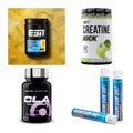 Wettkampfvorbereitung: ESN ISOCLEAR + MST Creatine + 2 weitere – alle enthaltenen Artikel