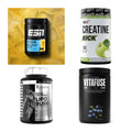 Wettkampfvorbereitung: ESN ISOCLEAR + MST Creatine + 2 weitere – alle enthaltenen Artikel