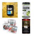 Wettkampfvorbereitung: ESN ISOCLEAR + MST Creatine + 2 weitere – alle enthaltenen Artikel