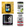 Wettkampfvorbereitung: ESN ISOCLEAR + MST Creatine + 2 weitere – alle enthaltenen Artikel