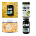 Wettkampfvorbereitung: ESN ISOCLEAR + MST Creatine + 2 weitere – alle enthaltenen Artikel