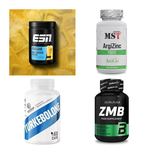 Wettkampfvorbereitung: ESN ISOCLEAR + MST ArgiZinc + 2 weitere – alle enthaltenen Artikel