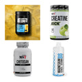 Wettkampfvorbereitung: ESN ISOCLEAR + MST Creatine + 2 weitere – alle enthaltenen Artikel