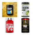 Wettkampfvorbereitung: ESN ISOCLEAR + MST Creatine + 2 weitere – alle enthaltenen Artikel