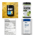 Wettkampfvorbereitung: ESN ISOCLEAR + MST Creatine + 2 weitere – alle enthaltenen Artikel