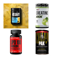 Wettkampfvorbereitung: ESN ISOCLEAR + MST Creatine + 2 weitere