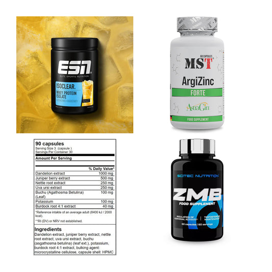 Wettkampfvorbereitung: ESN ISOCLEAR + MST ArgiZinc + 2 weitere – alle enthaltenen Artikel