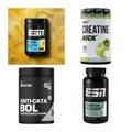 Wettkampfvorbereitung: ESN ISOCLEAR + MST Creatine + 2 weitere – alle enthaltenen Artikel