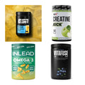 Wettkampfvorbereitung: ESN ISOCLEAR + MST Creatine + 2 weitere – alle enthaltenen Artikel