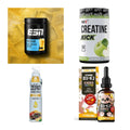 Wettkampfvorbereitung: ESN ISOCLEAR + MST Creatine + 2 weitere – alle enthaltenen Artikel