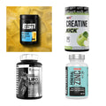 Wettkampfvorbereitung: ESN ISOCLEAR + MST Creatine + 2 weitere – alle enthaltenen Artikel