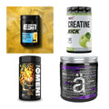 Wettkampfvorbereitung: ESN ISOCLEAR + MST Creatine + 2 weitere – alle enthaltenen Artikel