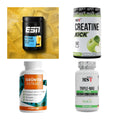 Wettkampfvorbereitung: ESN ISOCLEAR + MST Creatine + 2 weitere – alle enthaltenen Artikel