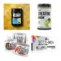 Wettkampfvorbereitung: ESN ISOCLEAR + MST Creatine + 2 weitere – alle enthaltenen Artikel
