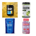 Wettkampfvorbereitung: ESN ISOCLEAR + MST Creatine + 2 weitere – alle enthaltenen Artikel