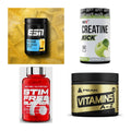 Wettkampfvorbereitung: ESN ISOCLEAR + MST Creatine + 2 weitere – alle enthaltenen Artikel
