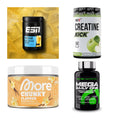 Wettkampfvorbereitung: ESN ISOCLEAR + MST Creatine + 2 weitere – alle enthaltenen Artikel