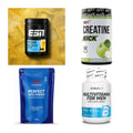 Wettkampfvorbereitung: ESN ISOCLEAR + MST Creatine + 2 weitere – alle enthaltenen Artikel