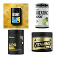 Wettkampfvorbereitung: ESN ISOCLEAR + MST Creatine + 2 weitere – alle enthaltenen Artikel