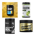 Wettkampfvorbereitung: ESN ISOCLEAR + MST Creatine + 2 weitere – alle enthaltenen Artikel