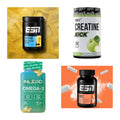 Wettkampfvorbereitung: ESN ISOCLEAR + MST Creatine + 2 weitere – alle enthaltenen Artikel
