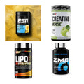 Wettkampfvorbereitung: ESN ISOCLEAR + MST Creatine + 2 weitere – alle enthaltenen Artikel