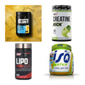 Wettkampfvorbereitung: ESN ISOCLEAR + MST Creatine + 2 weitere – alle enthaltenen Artikel