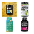 Wettkampfvorbereitung: ESN ISOCLEAR + MST Creatine + 2 weitere – alle enthaltenen Artikel