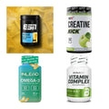 Wettkampfvorbereitung: ESN ISOCLEAR + MST Creatine + 2 weitere – alle enthaltenen Artikel