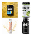 Wettkampfvorbereitung: ESN ISOCLEAR + MST Creatine + 2 weitere – alle enthaltenen Artikel