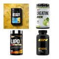 Wettkampfvorbereitung: ESN ISOCLEAR + MST Creatine + 2 weitere – alle enthaltenen Artikel