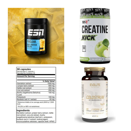 Wettkampfvorbereitung: ESN ISOCLEAR + MST Creatine + 2 weitere – alle enthaltenen Artikel
