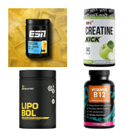 Wettkampfvorbereitung: ESN ISOCLEAR + MST Creatine + 2 weitere