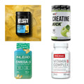 Wettkampfvorbereitung: ESN ISOCLEAR + MST Creatine + 2 weitere – alle enthaltenen Artikel