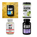 Wettkampfvorbereitung: ESN ISOCLEAR + MST Creatine + 2 weitere – alle enthaltenen Artikel