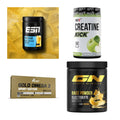 Wettkampfvorbereitung: ESN ISOCLEAR + MST Creatine + 2 weitere – alle enthaltenen Artikel