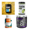 Wettkampfvorbereitung: ESN ISOCLEAR + MST Creatine + 2 weitere – alle enthaltenen Artikel