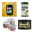 Wettkampfvorbereitung: ESN ISOCLEAR + MST Creatine + 2 weitere – alle enthaltenen Artikel