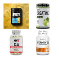 Wettkampfvorbereitung: ESN ISOCLEAR + MST Creatine + 2 weitere – alle enthaltenen Artikel