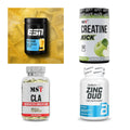 Wettkampfvorbereitung: ESN ISOCLEAR + MST Creatine + 2 weitere – alle enthaltenen Artikel