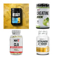 Wettkampfvorbereitung: ESN ISOCLEAR + MST Creatine + 2 weitere – alle enthaltenen Artikel