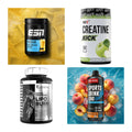 Wettkampfvorbereitung: ESN ISOCLEAR + MST Creatine + 2 weitere – alle enthaltenen Artikel